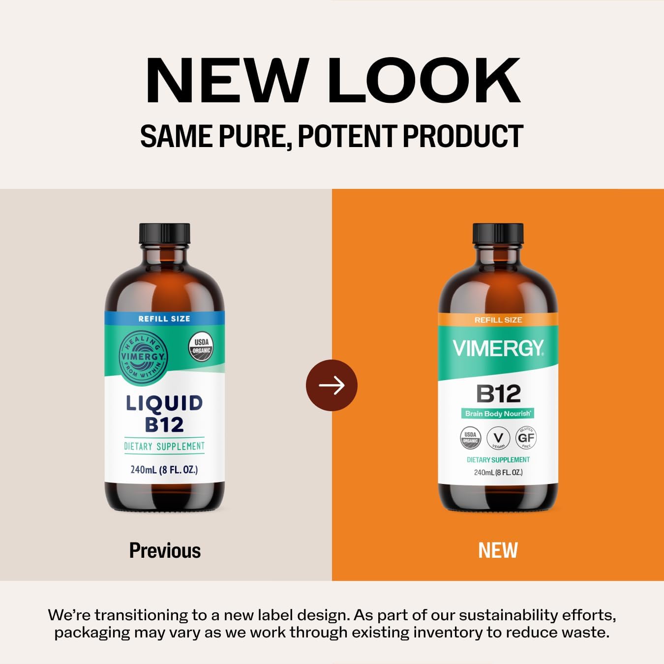Vimergy Liquid B12 – Fast-Absorbing Organic Vegan B12 Supplement – 240 Servings (240 ml) - görsel 8