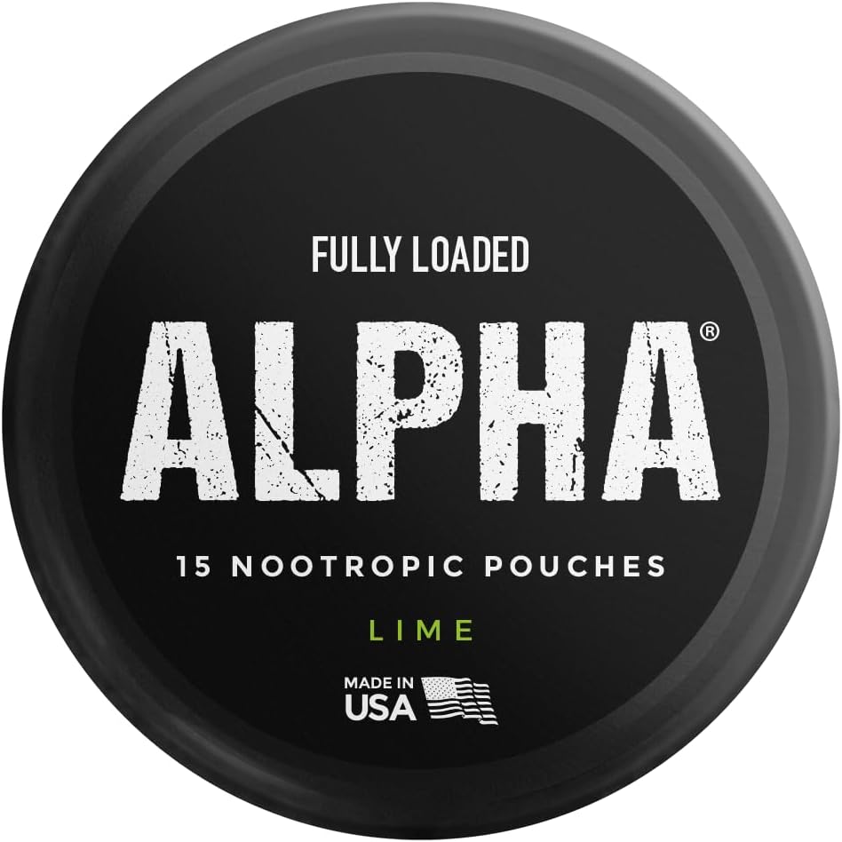 Fully Loaded Alpha Nootropic Pouches (Lime Flavour) – 5 Cans - görsel 4