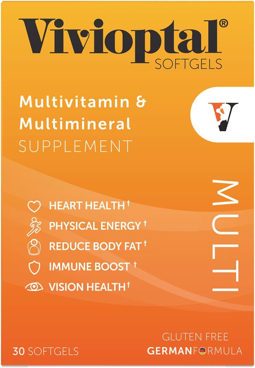 Vivioptal Multi 30 Softgels, Multivitamin & Multimineral, Gluten-free, German Formula - görsel 2