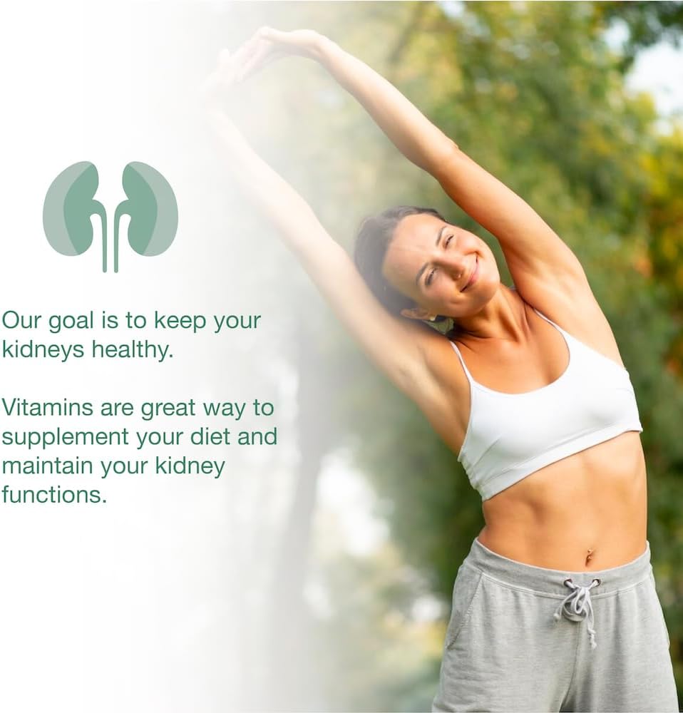 Puregen Labs Kidney-Vite | Premier Kidney Renal Support Supplement – 100 Vegetarian Tablets - görsel 5