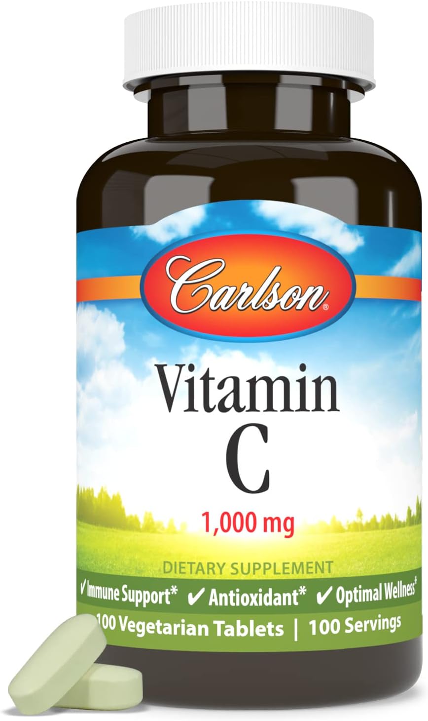 Carlson Vitamin C 1,000 mg, 100 Tablets - görsel 5