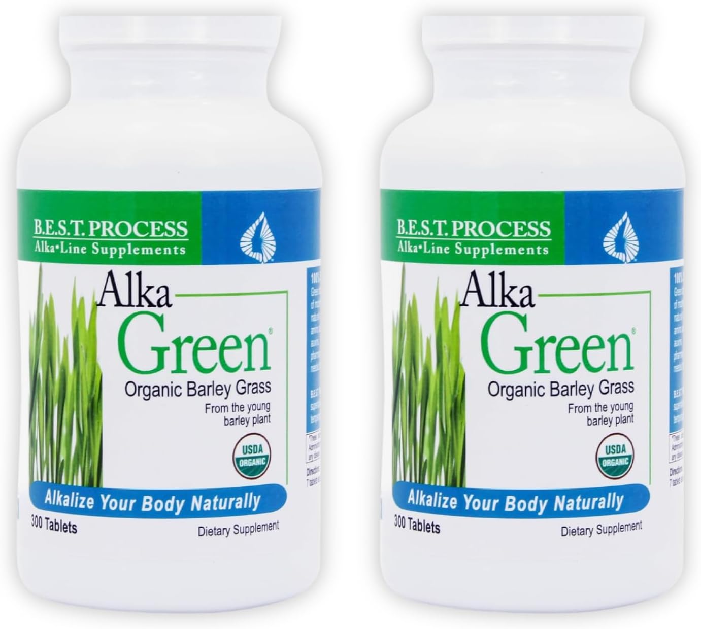 Alka•Green Tablets (12 Pack) – Best Process Alkaline Organic Barley Grass Supplement - görsel 10