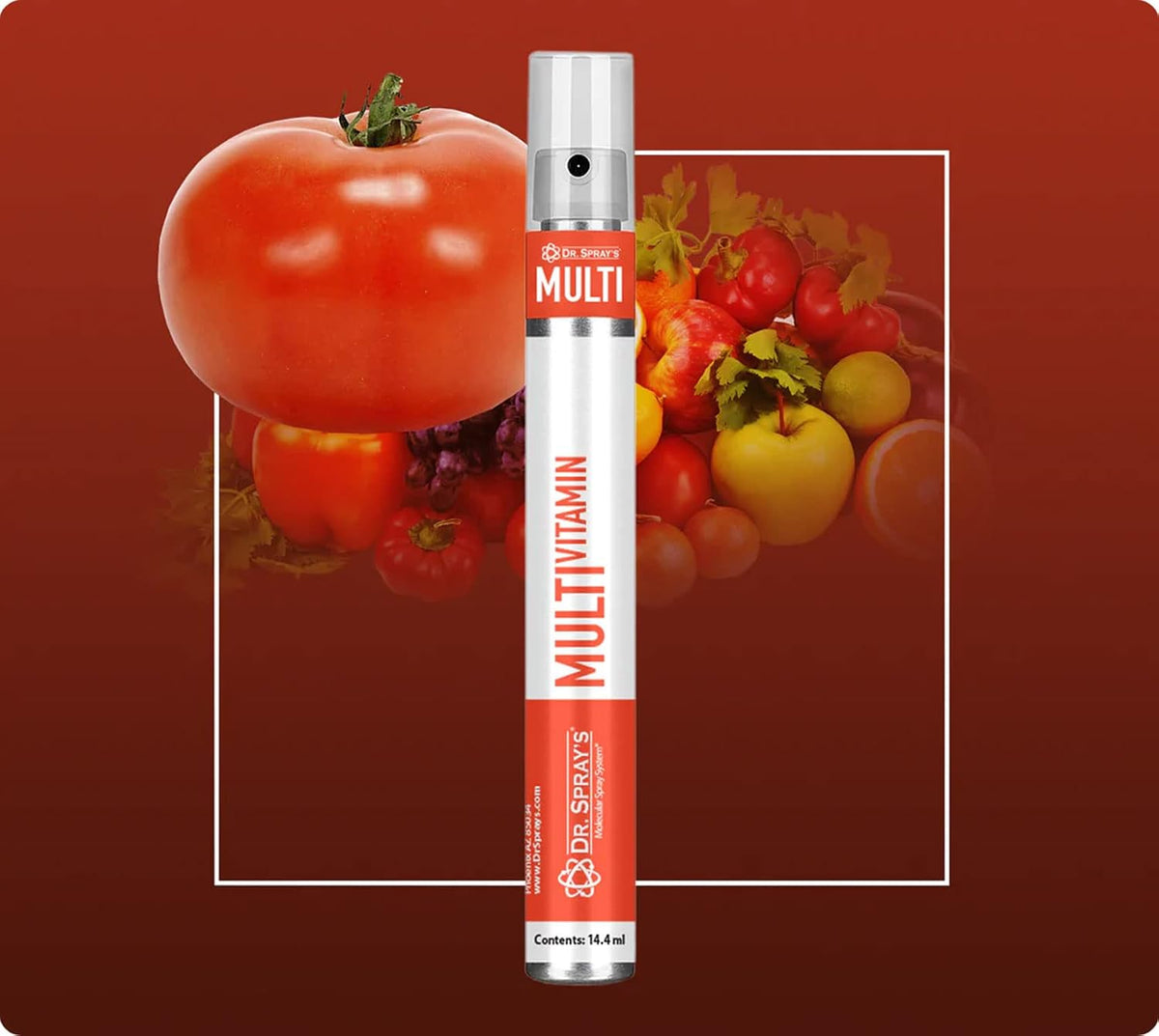 Dr. Spray's Multivitamin (30-Day Supply) - Great Tasting, Fast-Acting, Vegetarian, Non-GMO, with 100% DV Vitamin B12 and D3 - görsel 5