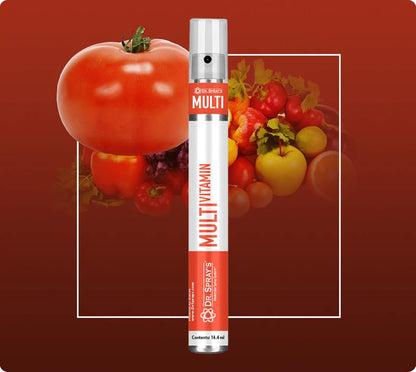 Dr. Spray's Multivitamin (30-Day Supply) - Great Tasting, Fast-Acting, Vegetarian, Non-GMO, with 100% DV Vitamin B12 and D3