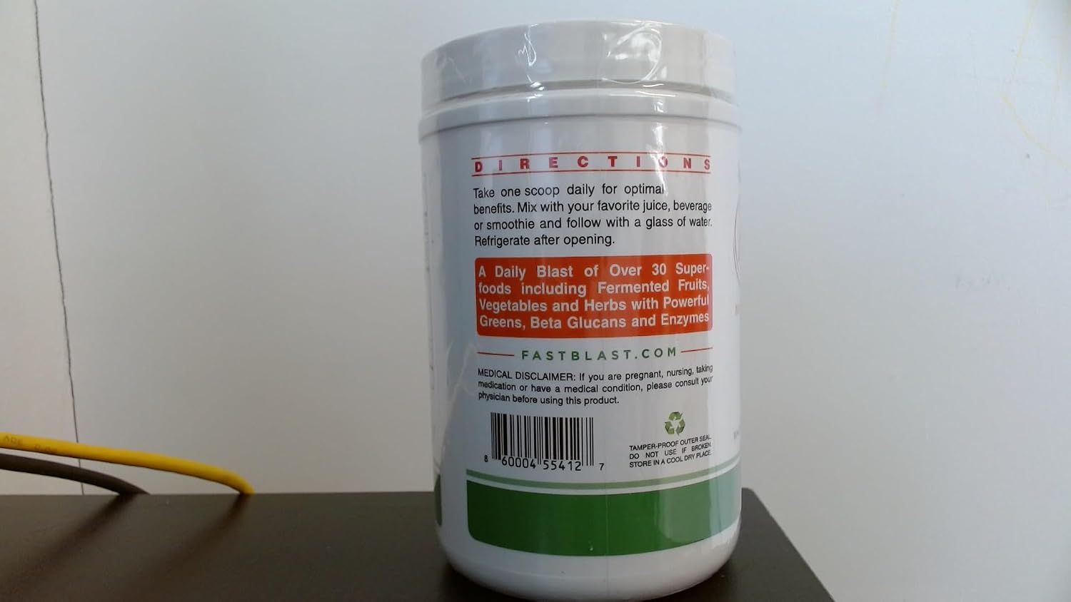 Fermented Super Greens Powder Superfood - with Probiotics 180g - görsel 2