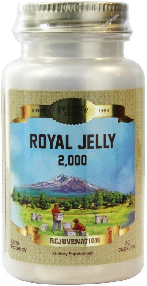 ZAND Honey Gardens Royal Jelly 600mg Capsules, 30 Veg Capsules - görsel 1