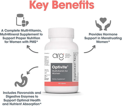 Optimox ARG Optivite - Womenʼs Multivitamin Multimineral for Nutritional Support