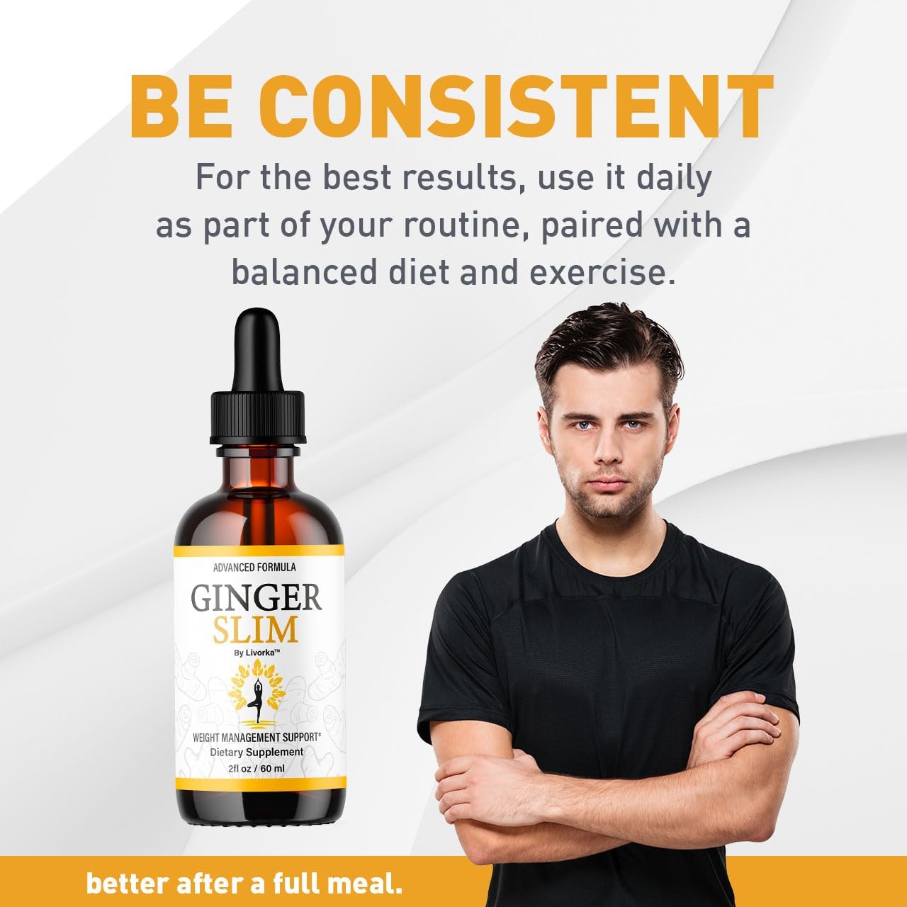 Ginger Slim Drops - Official GingerSlim All Natural Liquid Supplement, 1 Month Supply - görsel 4