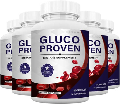 Gluco Proven Capsules - Gluco Proven Advanced Capsules (5 Pack, 300 Capsules)