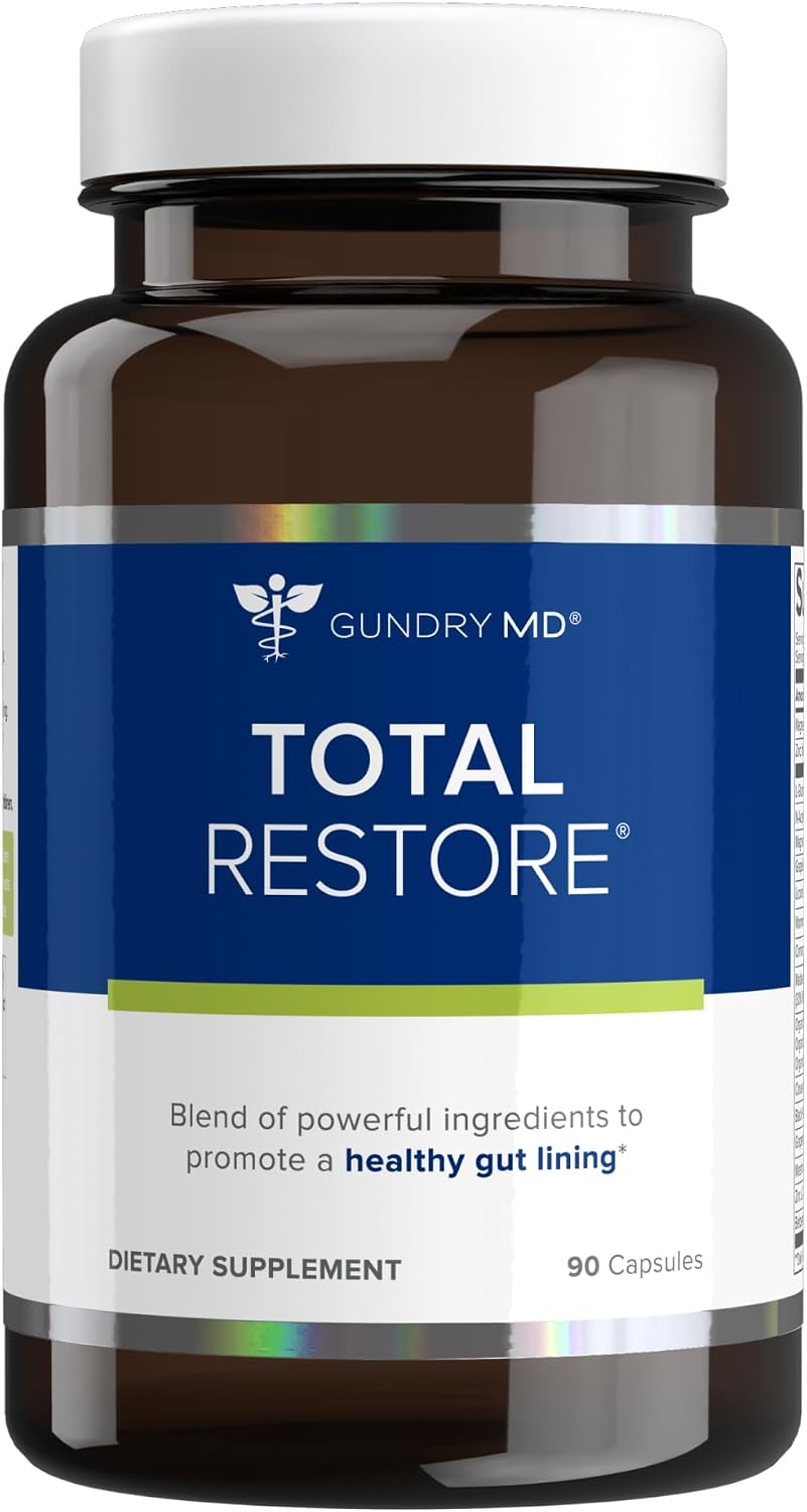 Gundry MD Total Restore - Gut Health Supplement for Digestive Wellness - 90 Capsules - görsel 1