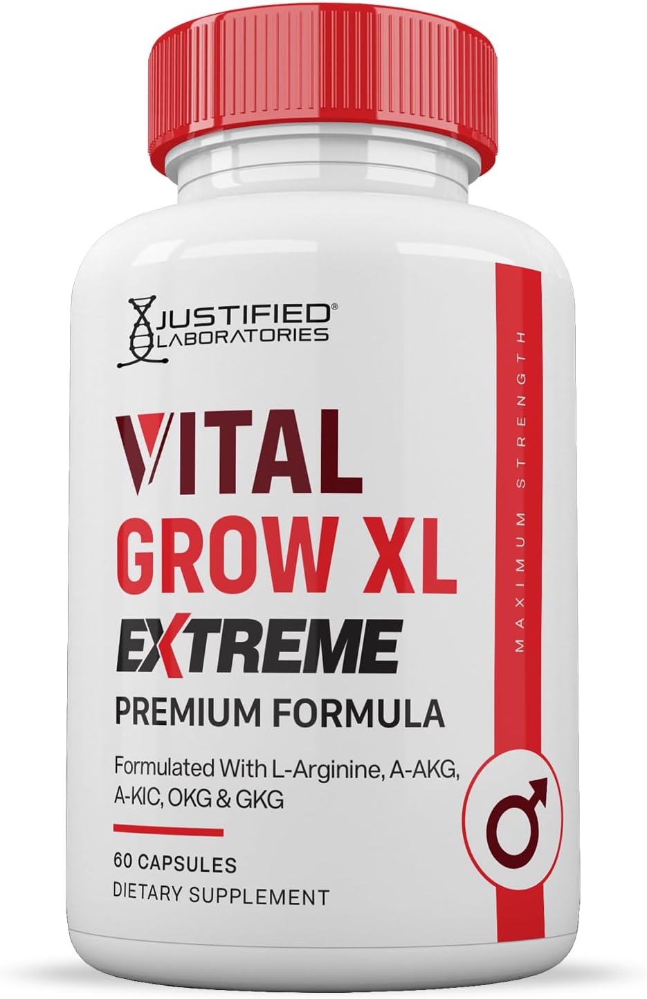 Vital Grow XL Extreme Capsules 1600mg Premium Formula Proprietary Blend for Men's Health - 3 Pack (180 Capsules) - görsel 4