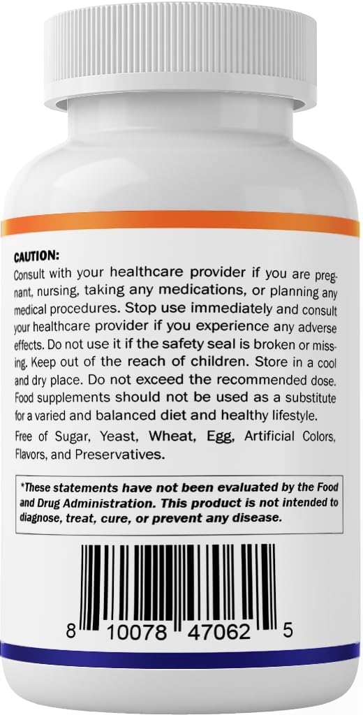 Vitamatic Folic Acid 5 mg (5,000 mcg) - 240 Vegetarian Tablets (2 Pack of 120) - görsel 8