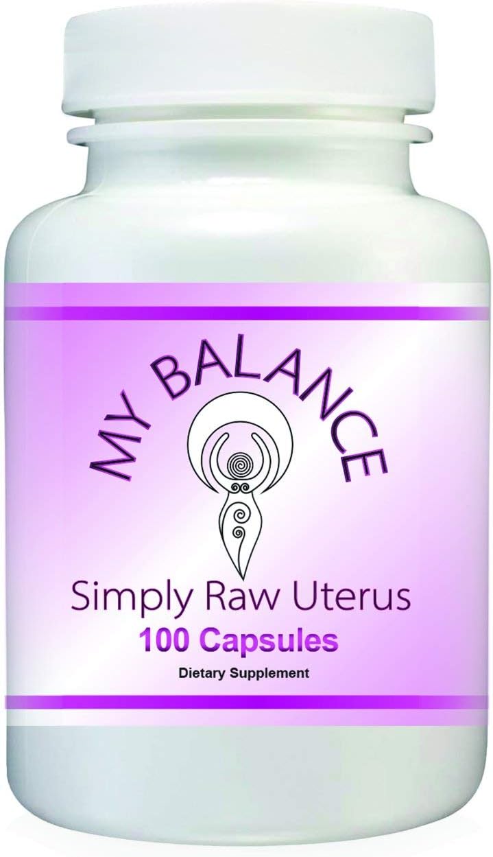 Simply Raw Uterus Glandular – For Women's Hormonal Balance, 100 Capsules - görsel 1