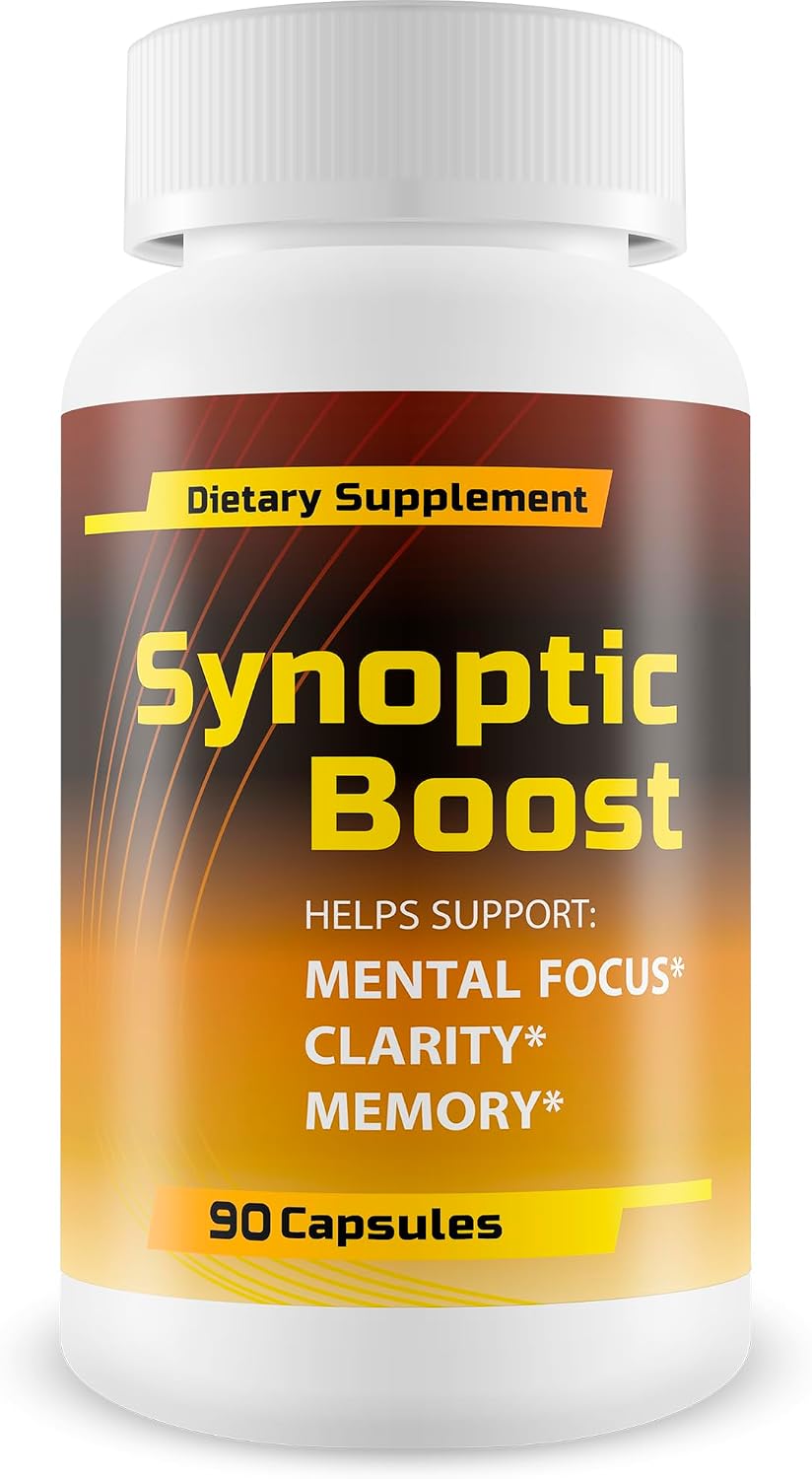 Synoptic Boost Nootropic Food Supplement - Memory, Focus & Mental Clarity Formula - görsel 1
