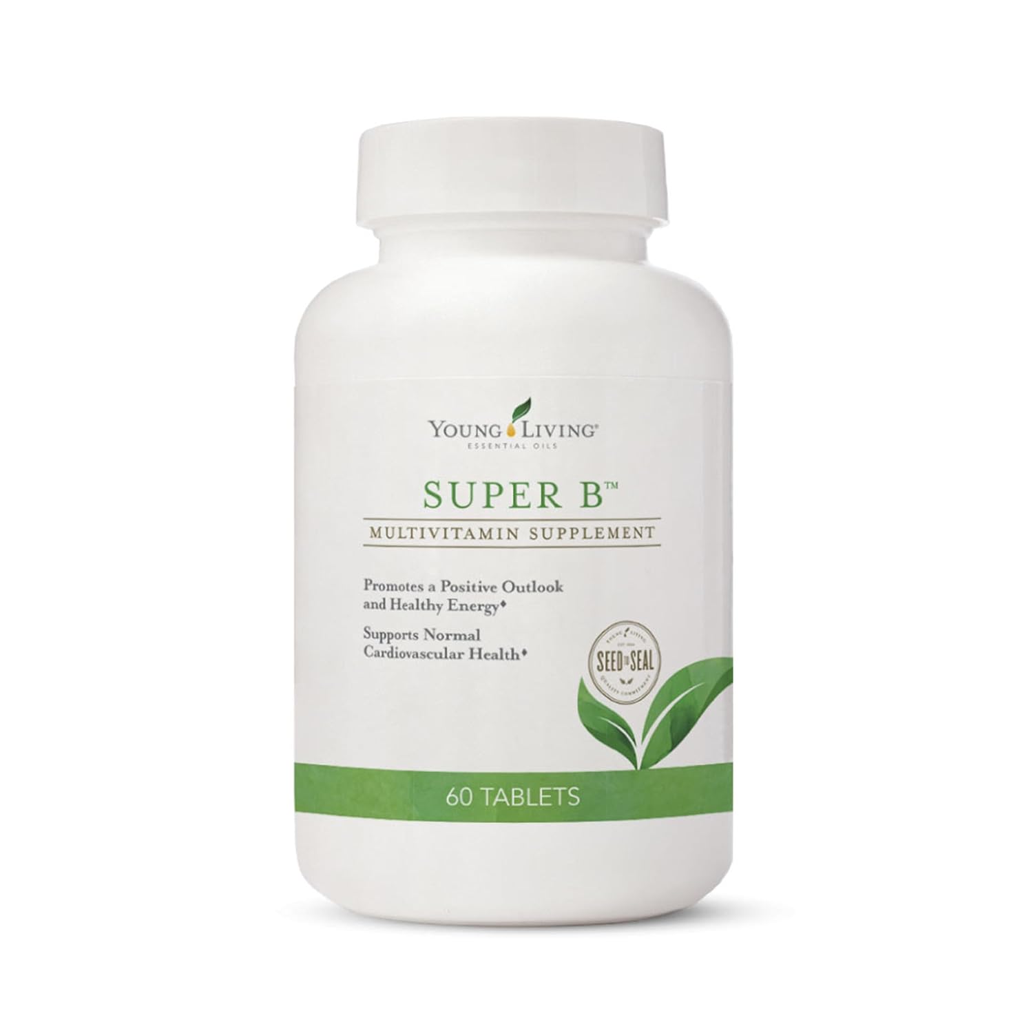 Young Living Super B Tablets - B Vitamins and Minerals Supplement, 60 Count - görsel 1