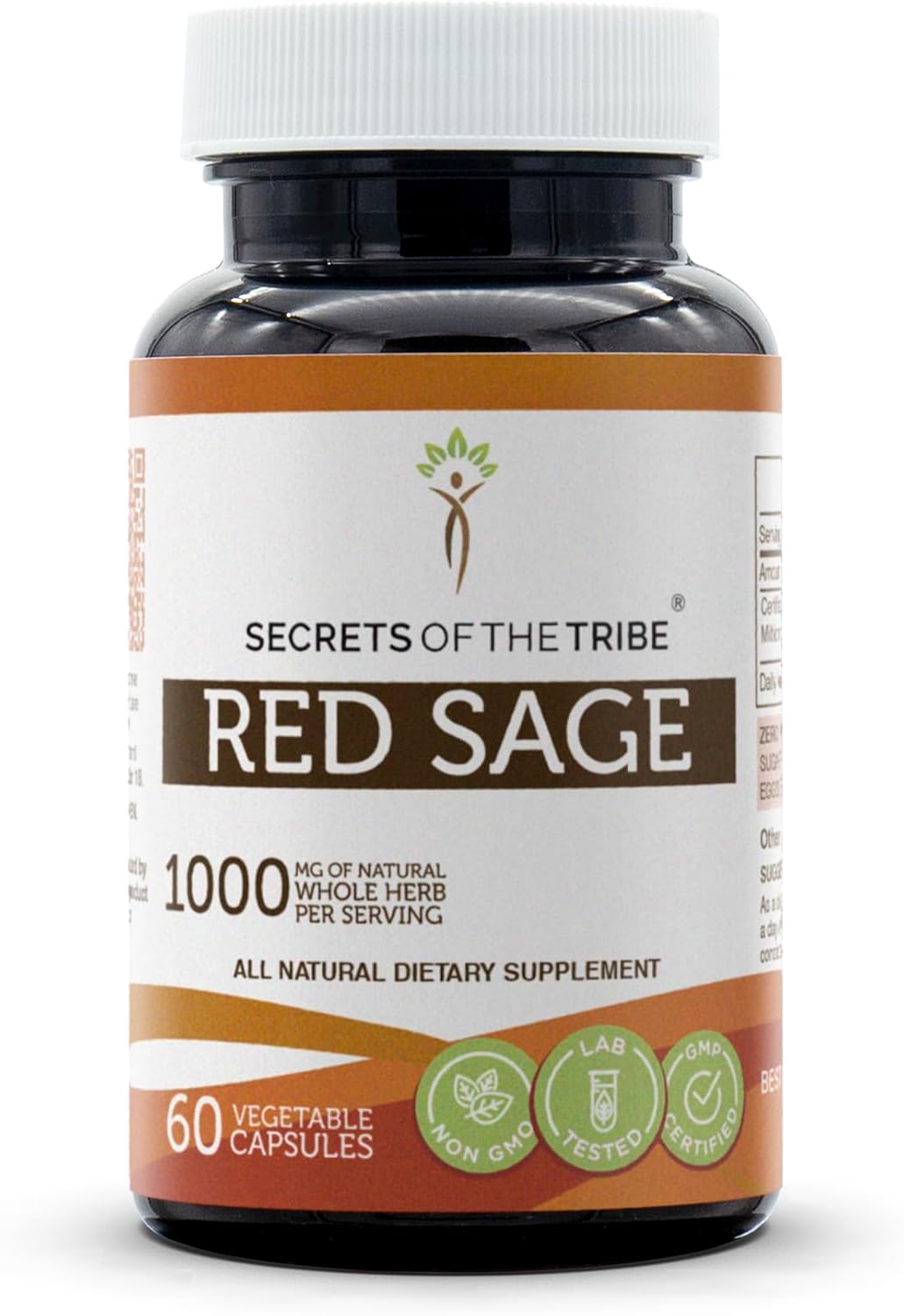 Secrets of the Tribe Red Sage (Dan Shen) 1000 mg - 120 Capsules - görsel 5