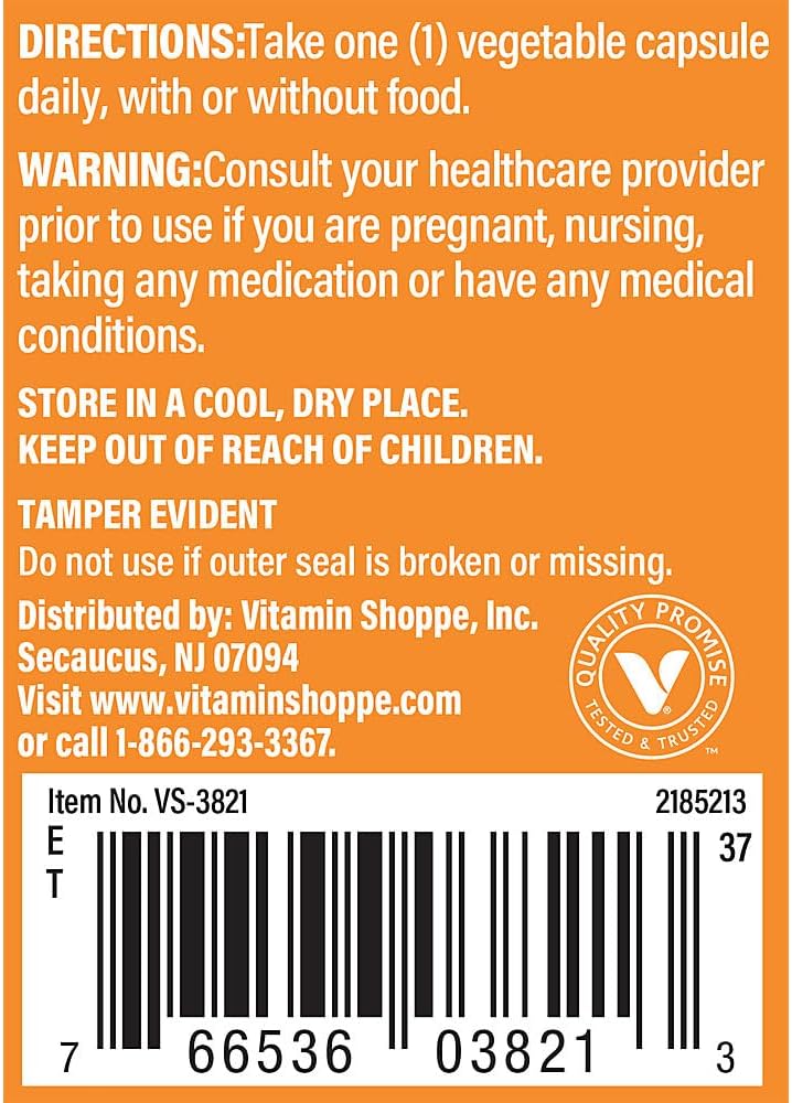 The Vitamin Shoppe Ultimate 10+ Probiotics 13 Billion CFUs - Multi-Strain Digestive & Immune Support Supplement, 60 Capsules - görsel 3