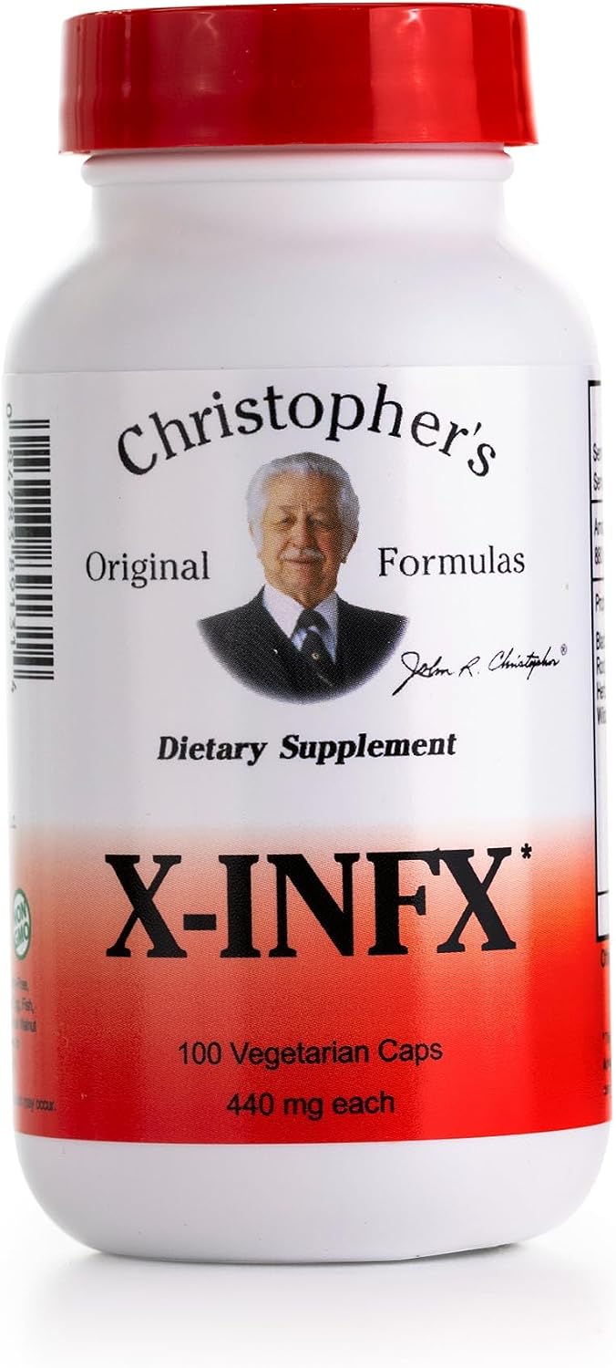 Christopher's Original Formulae X-INFX Formula – Herbal Immune Support, 100 Capsules - görsel 1