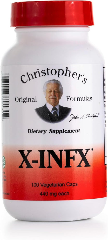 Christopher's Original Formulae X-INFX Formula, Natural Immune Support, 100 Capsules