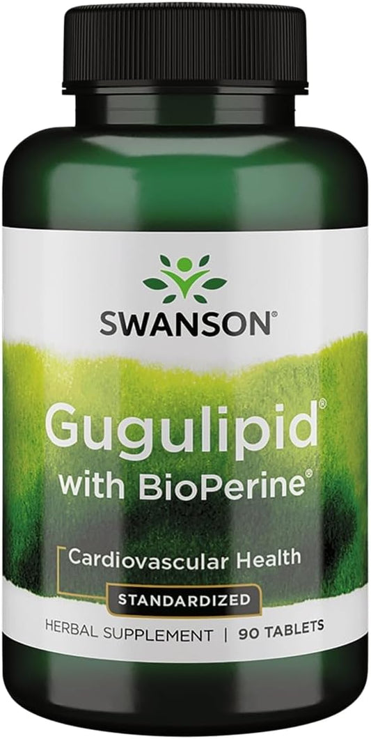 Swanson Gugulipid with Bioperine (Standardised) - 90 Tablets