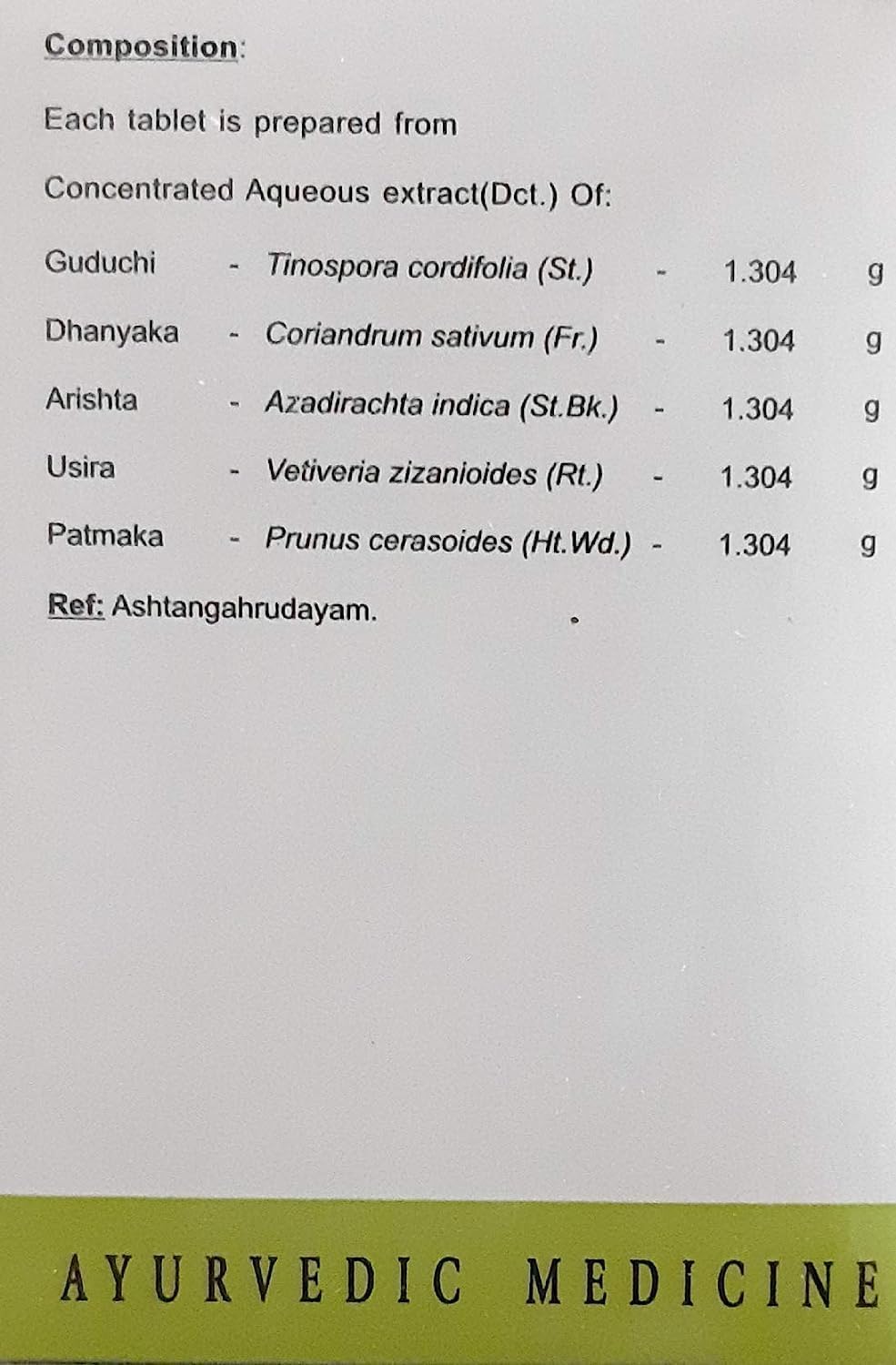 AVN Ayurveda Gulchyadi Kashayam (120 Tablets) - by pharmacylife - görsel 1