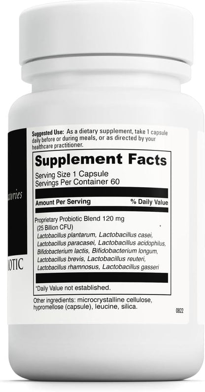 DAVINCI Labs Daily Best Probiotic - Food Supplement - Vegetarian - Gluten-Free - 60 Capsules