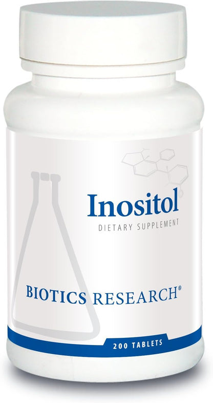 Biotics Research Inositol Corn Free – Metabolic Support, Brain Health, Nootropics, Restful Sleep, Mood Support, Hormonal Balance, Women's Health (200 Tablets)
