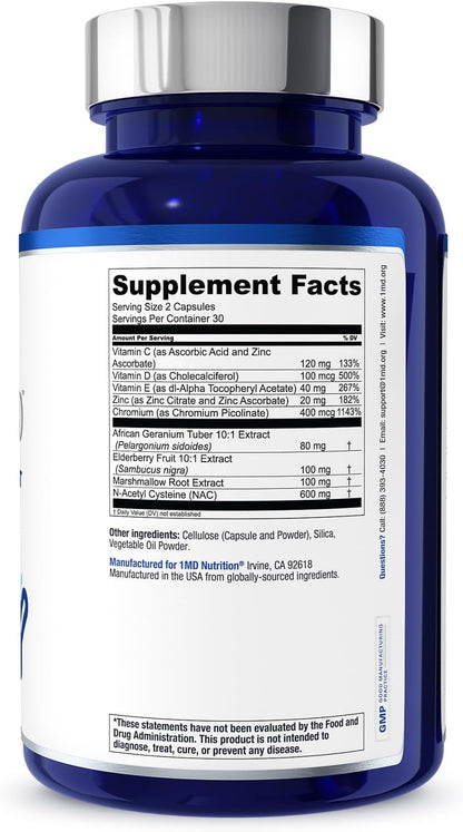 1MD Nutrition BreatheMD – Lung and Respiratory Support Supplement