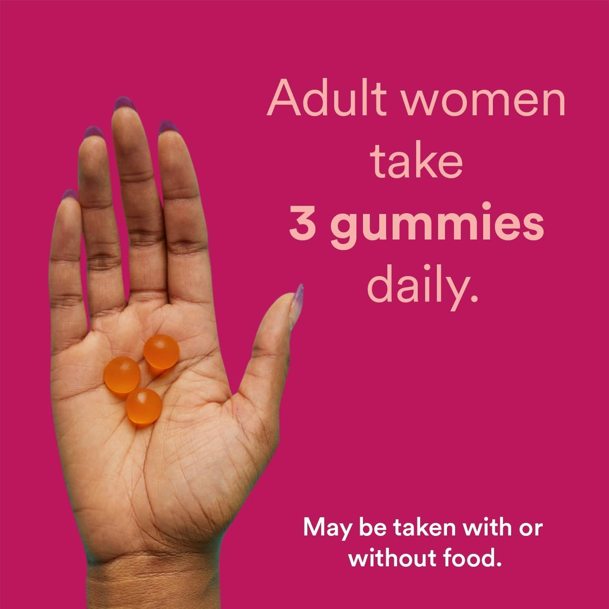 SmartyPants Women's Sugar-Free Multivitamin Gummies with Omega-3, 60 Gummies - görsel 6