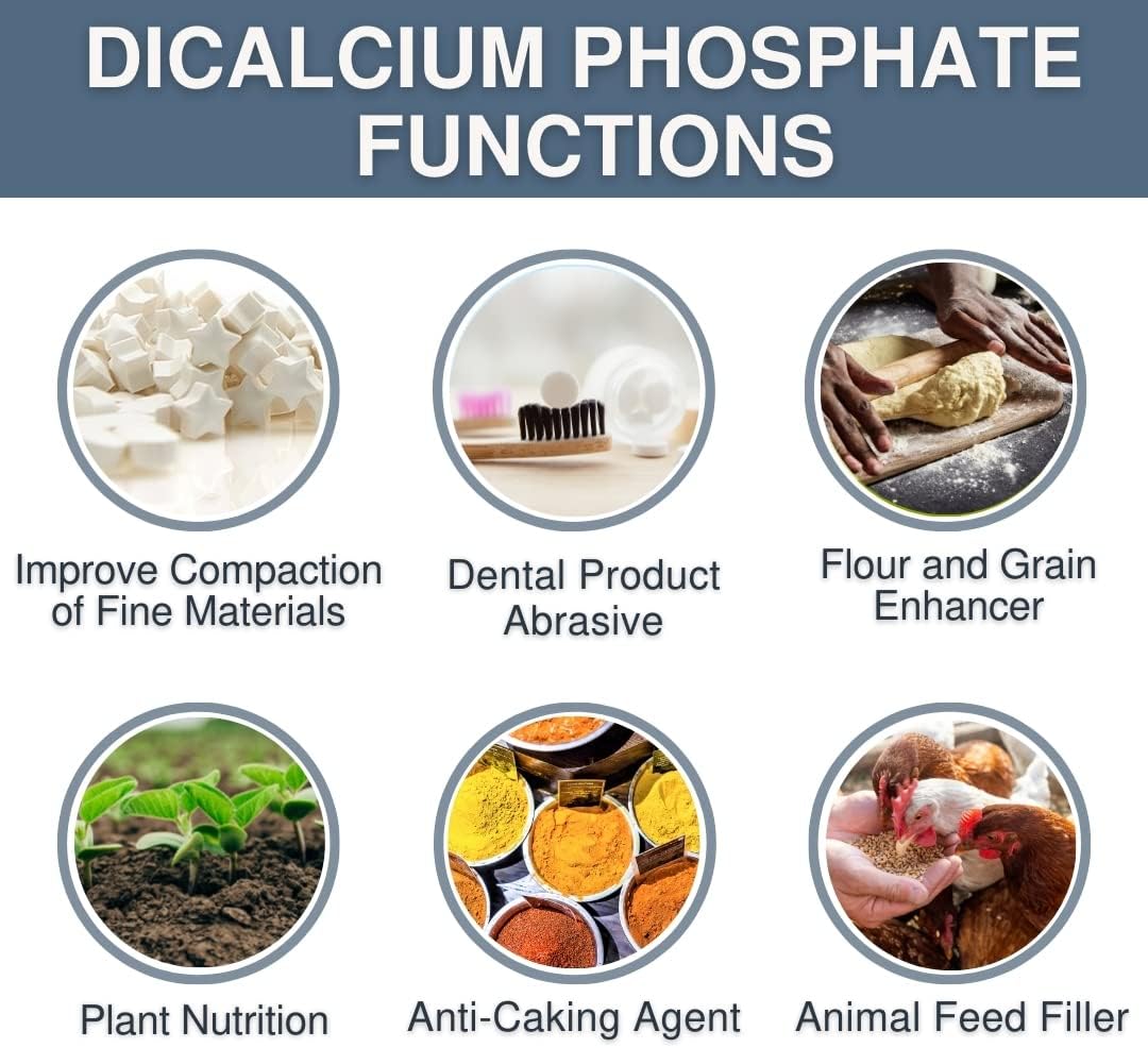 Dicalcium Phosphate Anhydrous (DCP) Powder - 25 kg (55 lb) - Food Grade Excipient - görsel 4