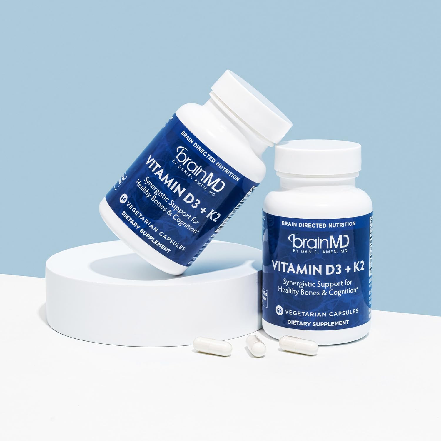 BRAINMD Vitamin D3 + K2, 60 Capsules - görsel 8