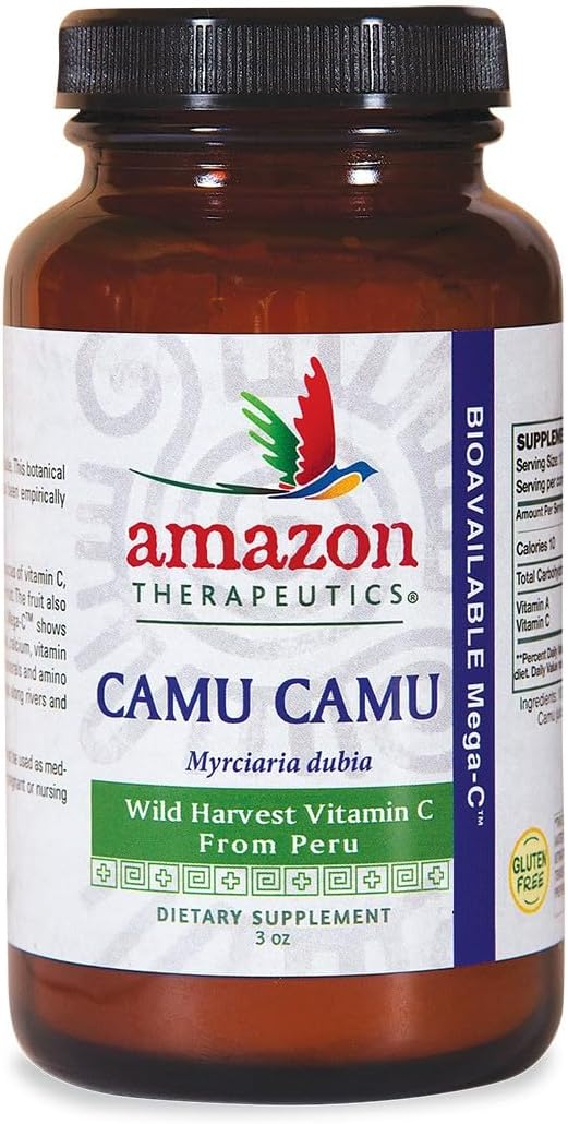 Camu-Camu Mega C 500 mg – Wild Crafted Vitamin C Supplement - görsel 1