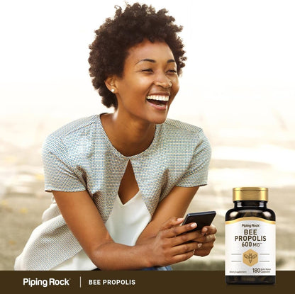 Piping Rock Bee Propolis Extract Capsules | 180 Capsules
