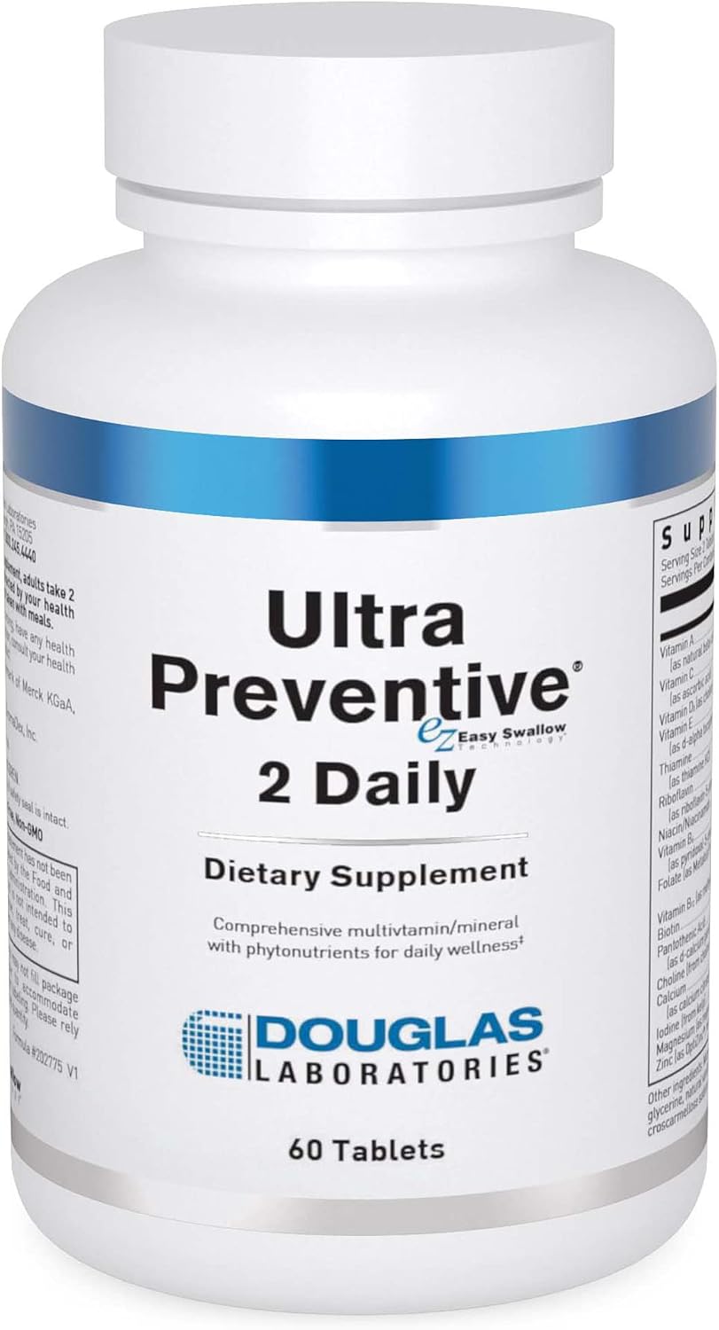 Douglas Laboratories Ultra Preventive 2 Daily Multivitamin and Mineral Supplement, 60 Tablets - görsel 1