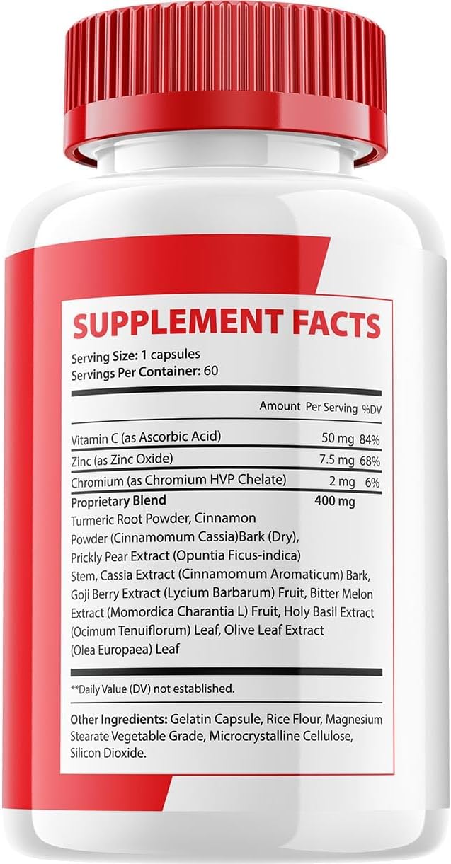 Glyco Prime Capsules – GlycoPrime Advanced Supplement, All Natural Formula to Maintain Healthy Levels, Maximum Strength, Reviews (2 Pack - 120 Capsules) - görsel 6