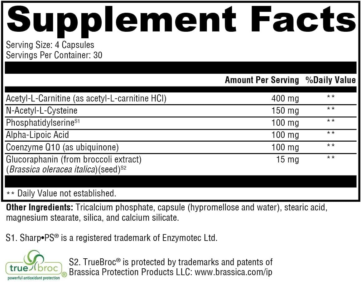 XYMOGEN NeuroActives BrainSustain – Brain Health Support with Phosphatidylserine & CoQ10 – 120 Capsules - görsel 2