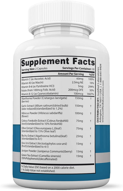 Glucotrust Advanced Formula 688mg Food Supplement (2 Pack, 120 Capsules)