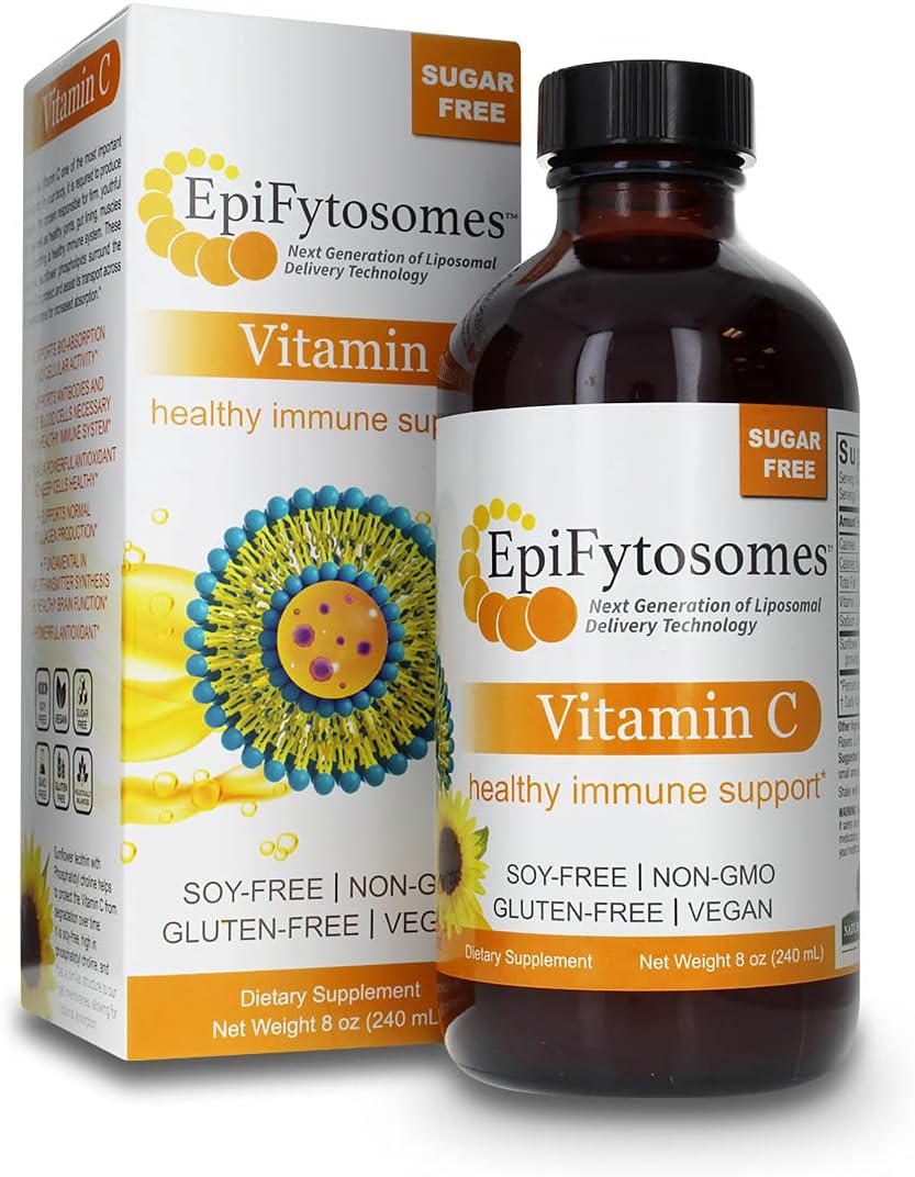 Liposomal Vitamin C by Nature's Answer – EpiFytosomes™ – 1,000 mg per Serving – Vegan Liquid Supplement – 6 mL (40 Servings) - görsel 1