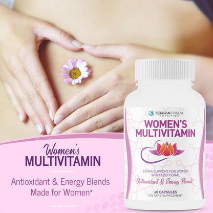Women’s Multivitamin: Daily Support for Bone Health, Breast Health, Stress, Hormones & Heart Health