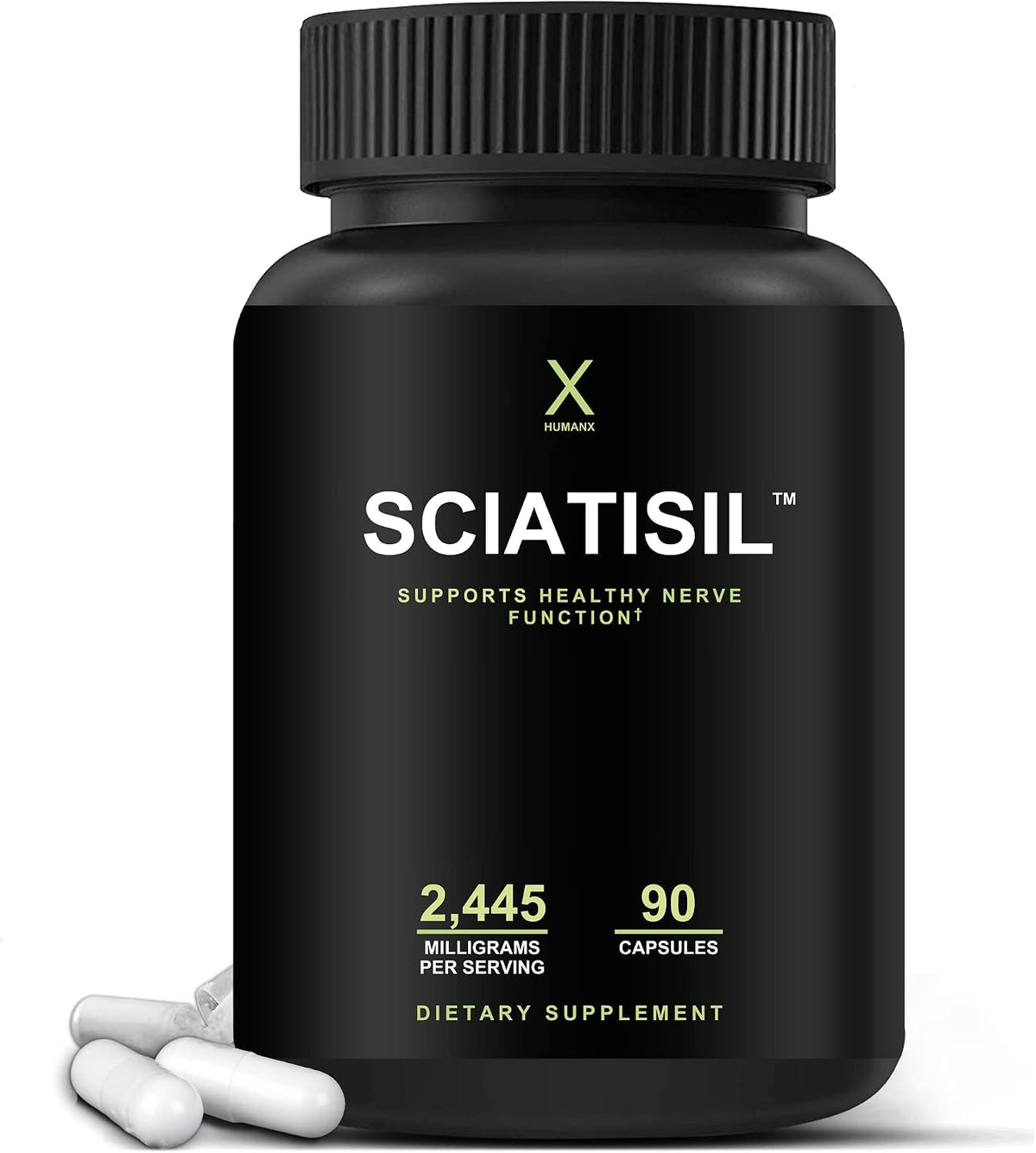 HUMANX Sciatica Focused Formula – Nerve Support Food Supplement with Stabilised R-Lipoic Acid - görsel 1