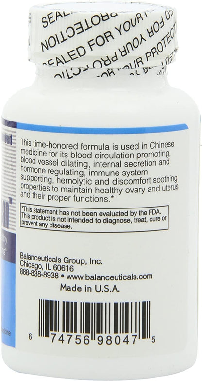 Balanceuticals Ovary & Uterus Clean, 500 mg Food Supplement Capsules, 60-Count Bottle (Pack of 2)