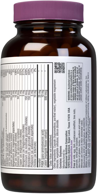 Bluebonnet Nutrition Multi One (With Iron) Vegetable Capsules - 120 Count