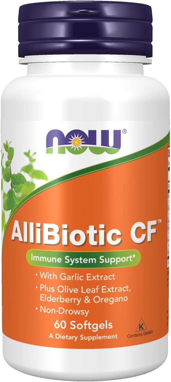 Allibiotic, 60 Softgels (Pack of 4) by NOW Foods - görsel 1