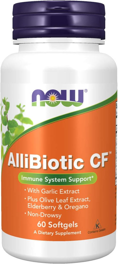 Allibiotic, 60 Softgels (Pack of 4) by NOW Foods