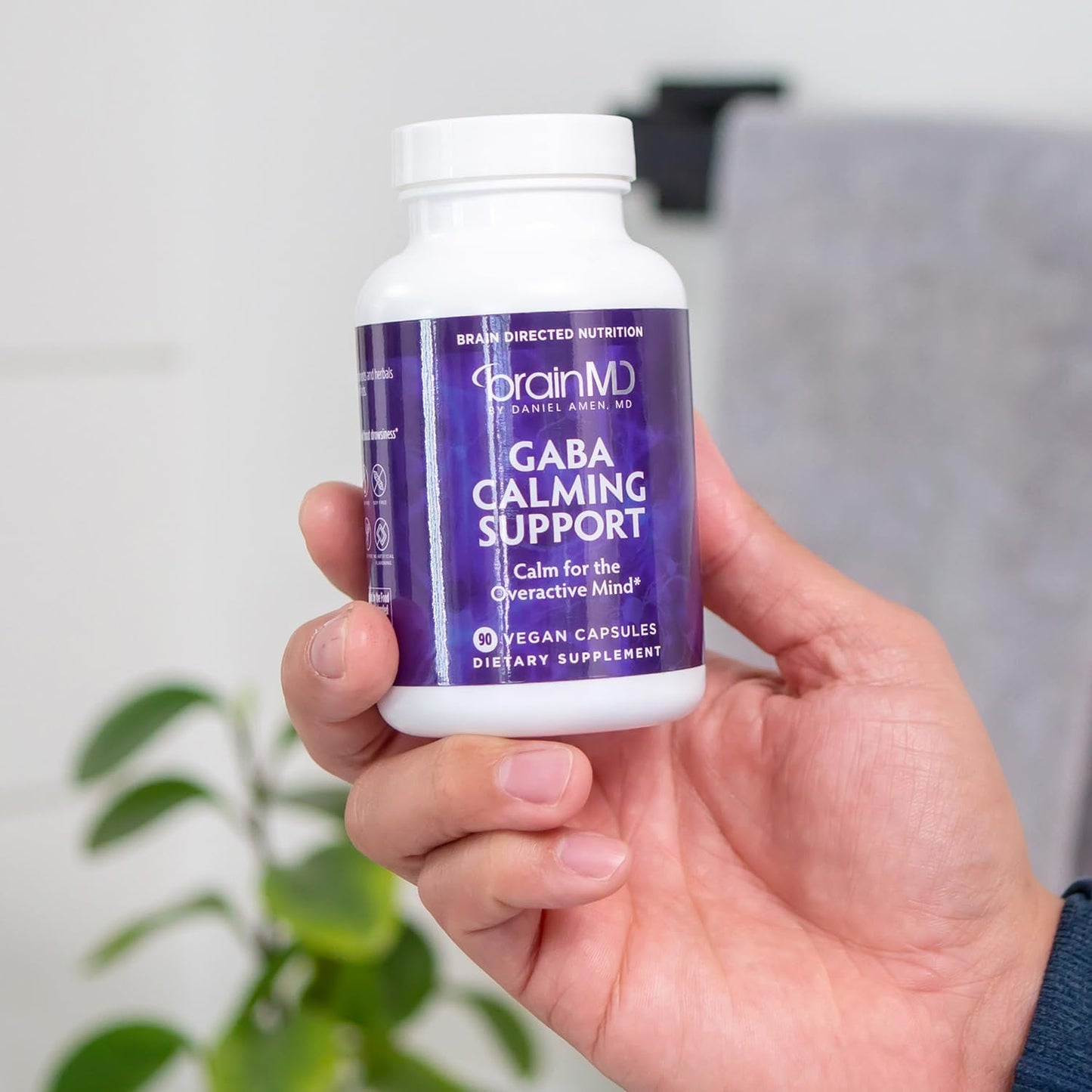 BRAINMD GABA Calming Support by Dr. Amen - 90 Capsules - görsel 8