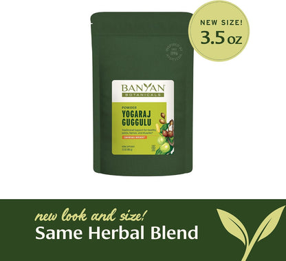 Banyan Botanicals Yogaraj Guggulu Powder – Organic Joint Support Supplement – Ayurvedic Blend – 100 g