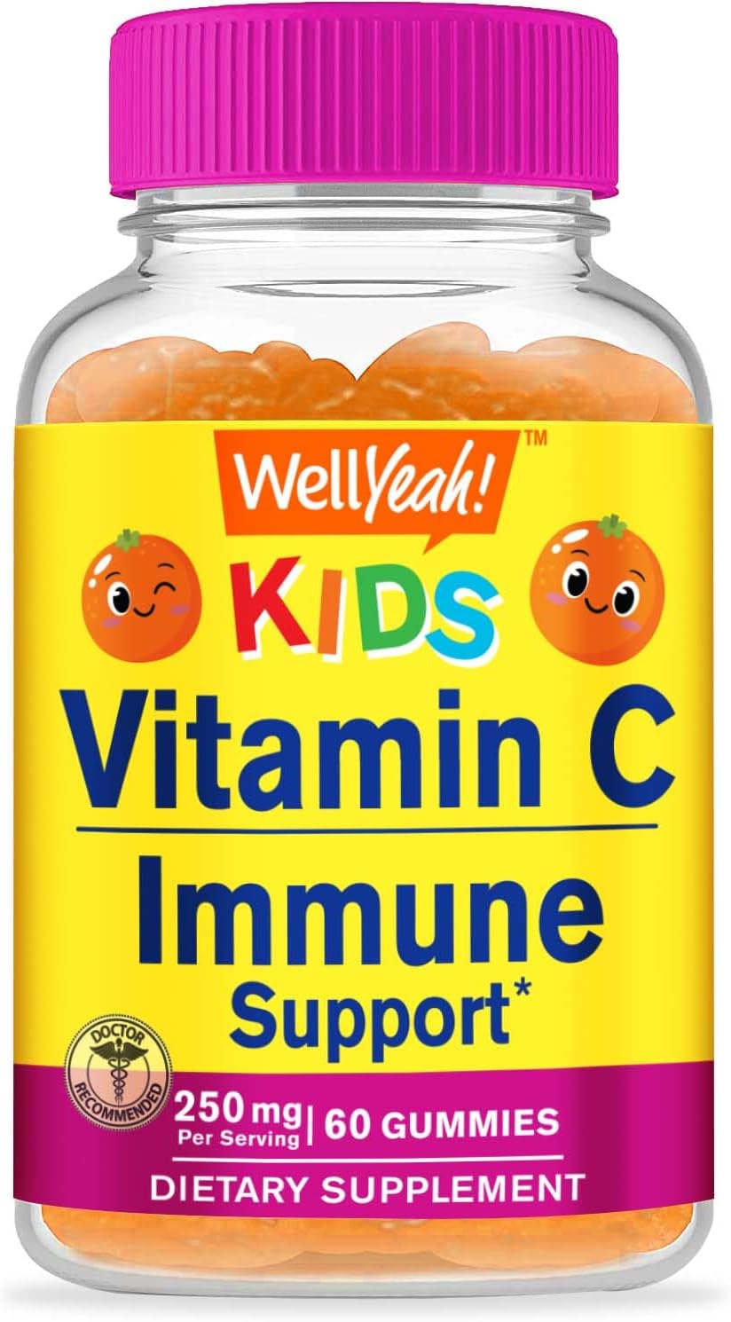 WellYeah Kids Vitamin C Gummies (250mg) - 60 Gummies - görsel 1