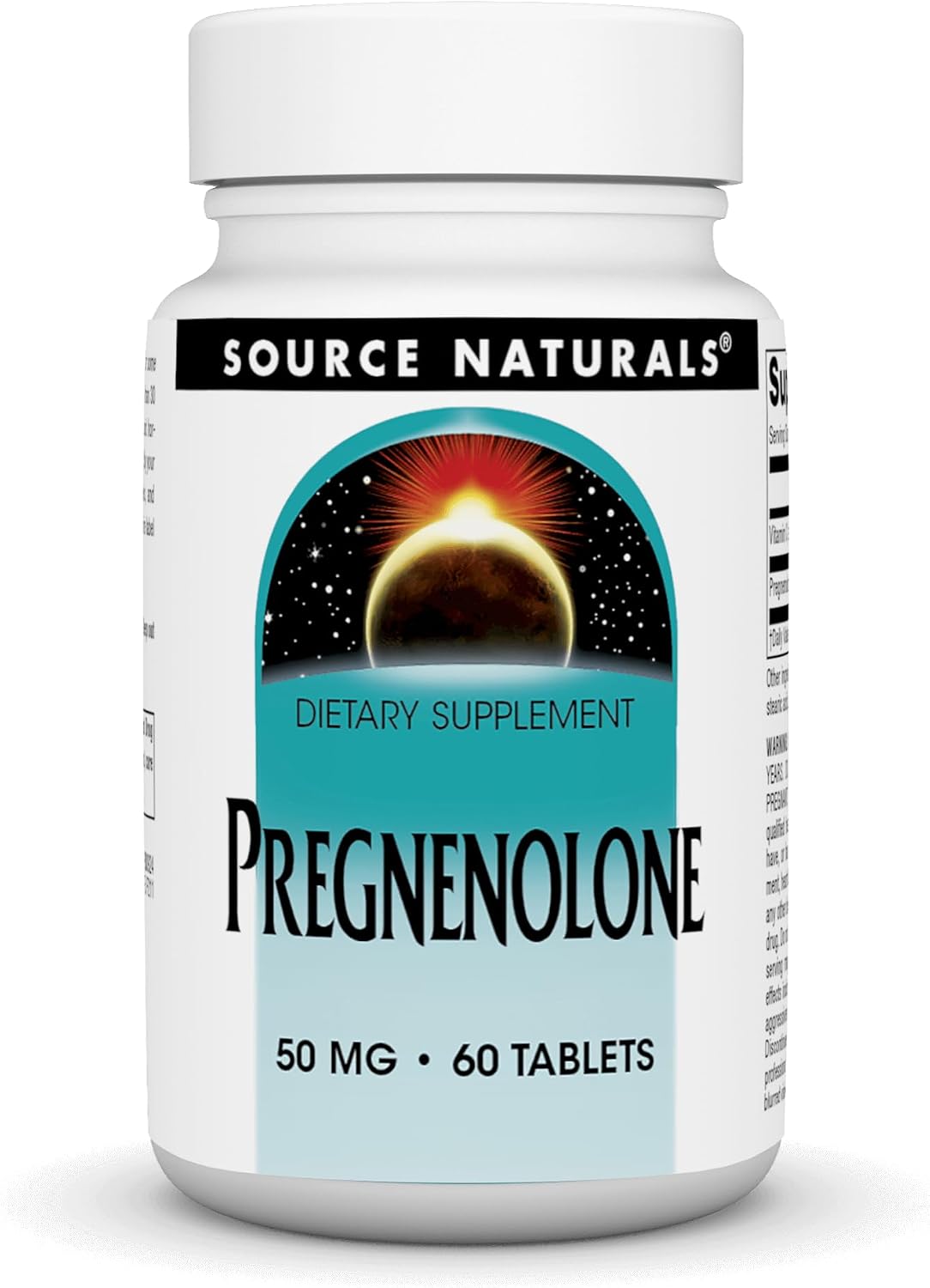 Source Naturals Pregnenolone 50mg – 60 Tablets - görsel 1
