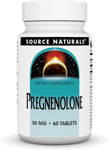 Source Naturals Pregnenolone 50mg – 60 Tablets