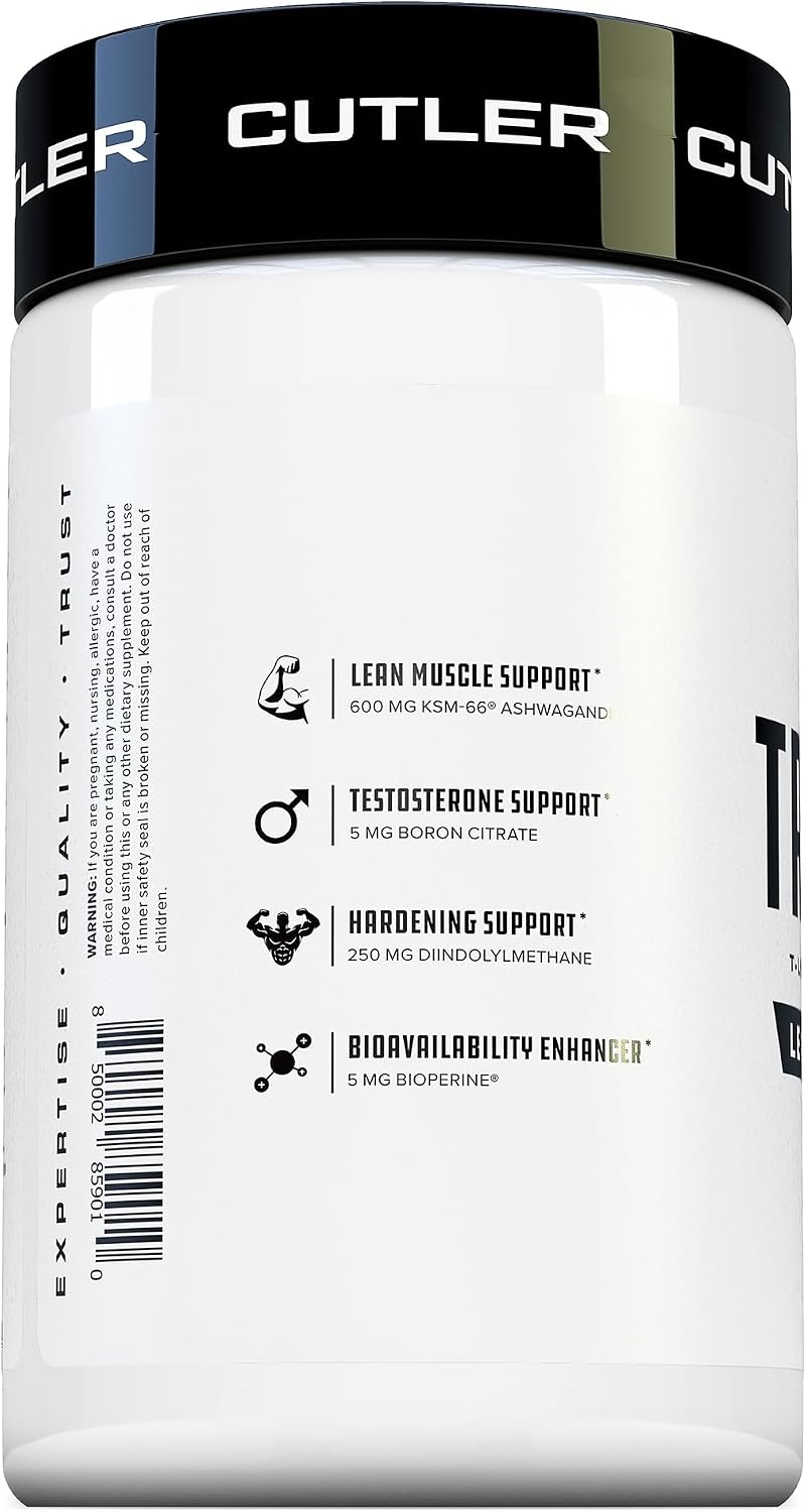 TRIUMPH Testosterone Booster for Men – DIM, Ashwagandha, Boron – 56 Veggie Capsules - görsel 2